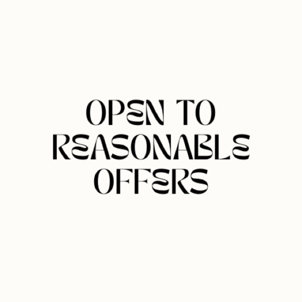 All offers are considered!